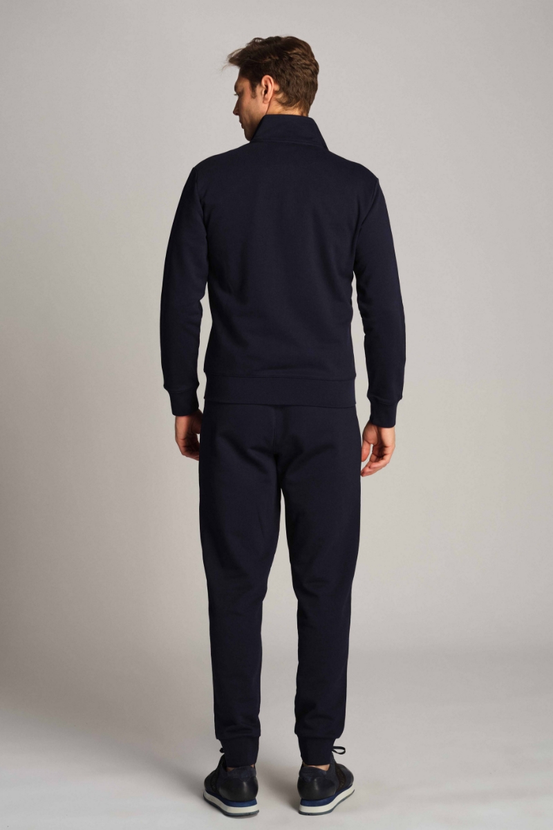 Navy Blue Men Sweatpants 