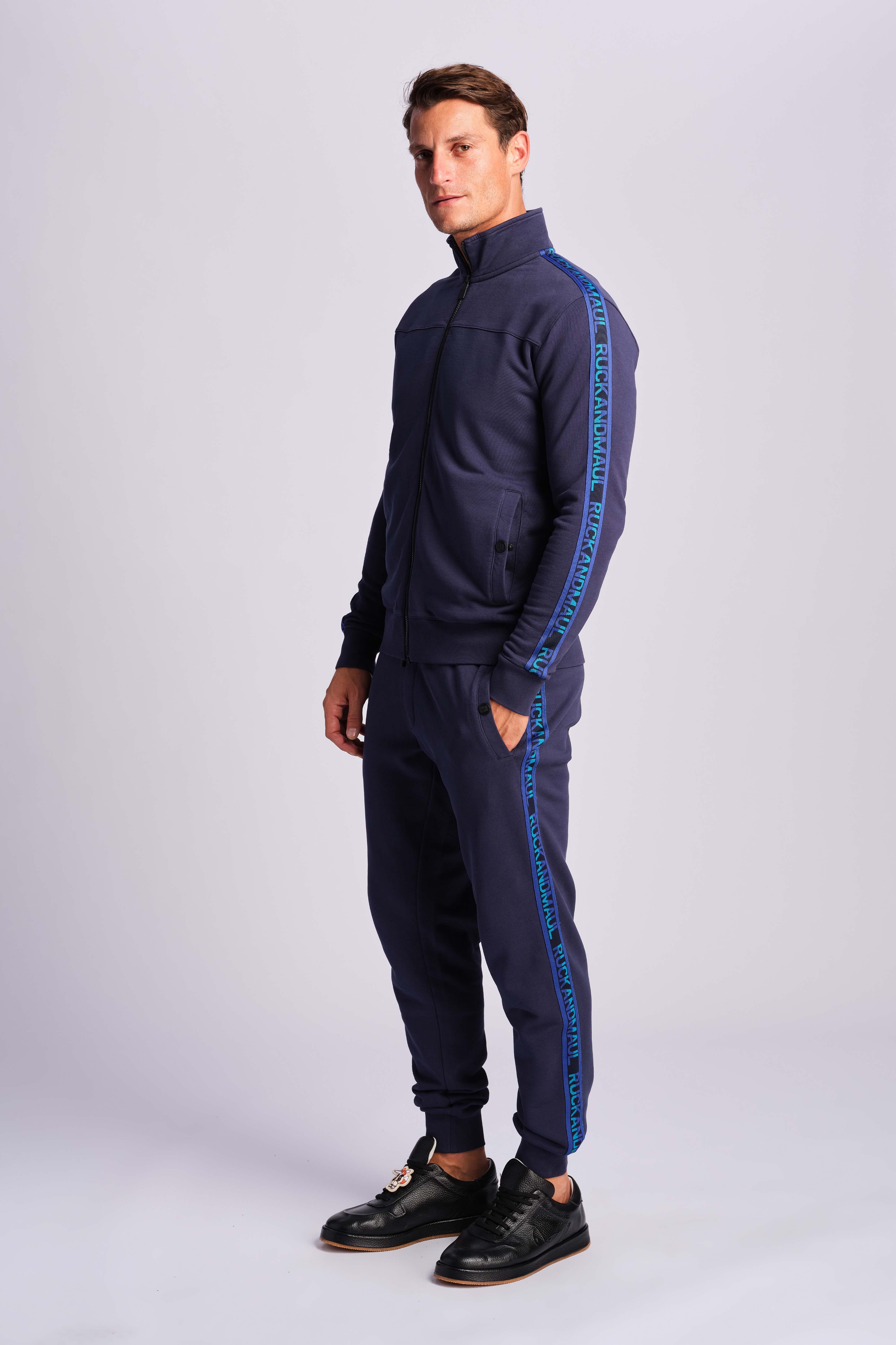 Navy Blue Men Sweatpants 