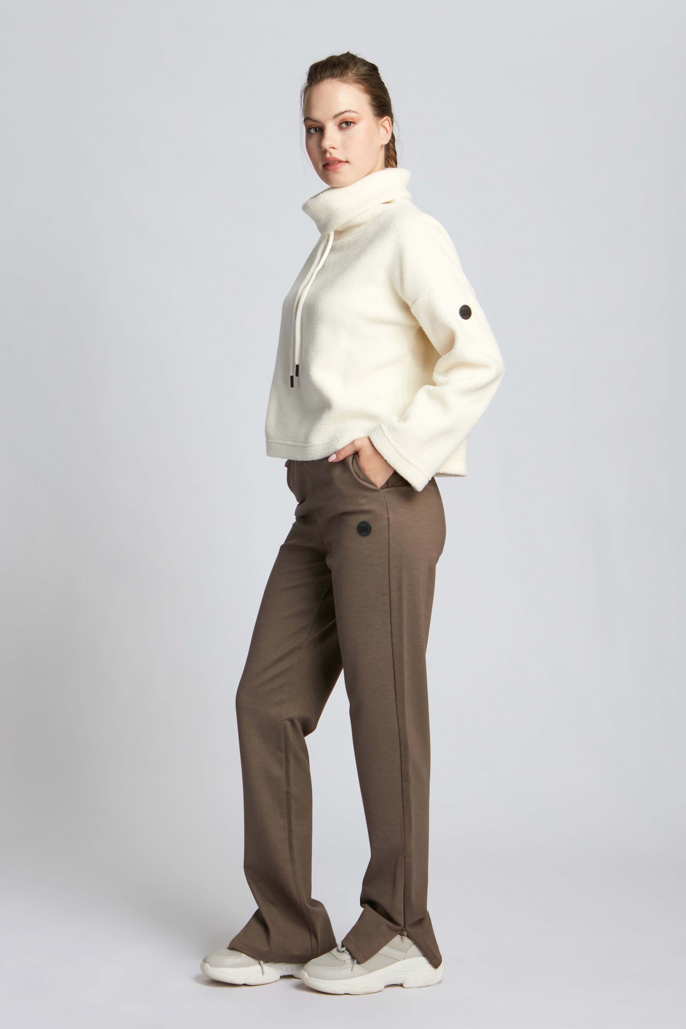 Taupe Women Pants 