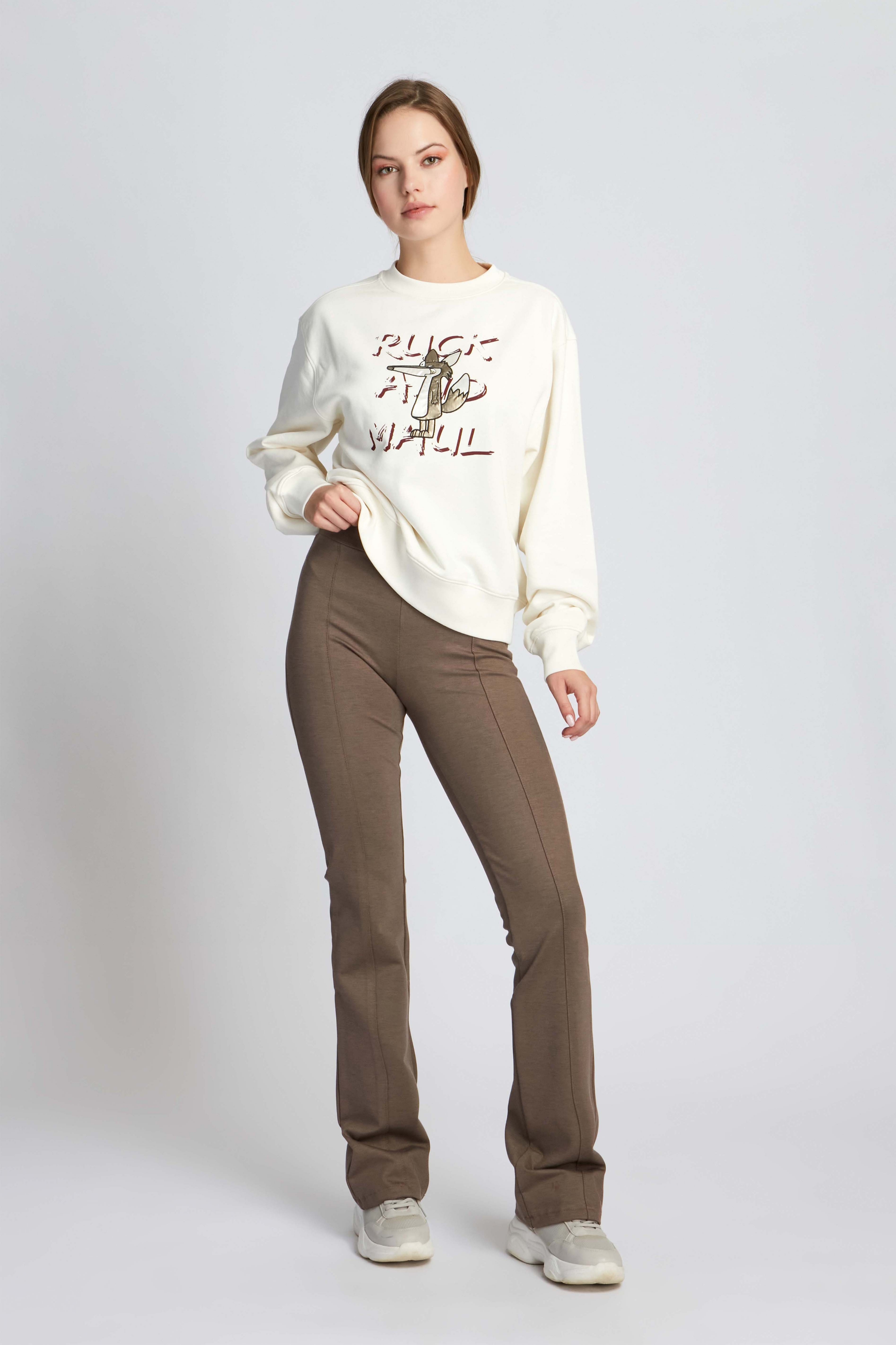 Taupe Women Pants 