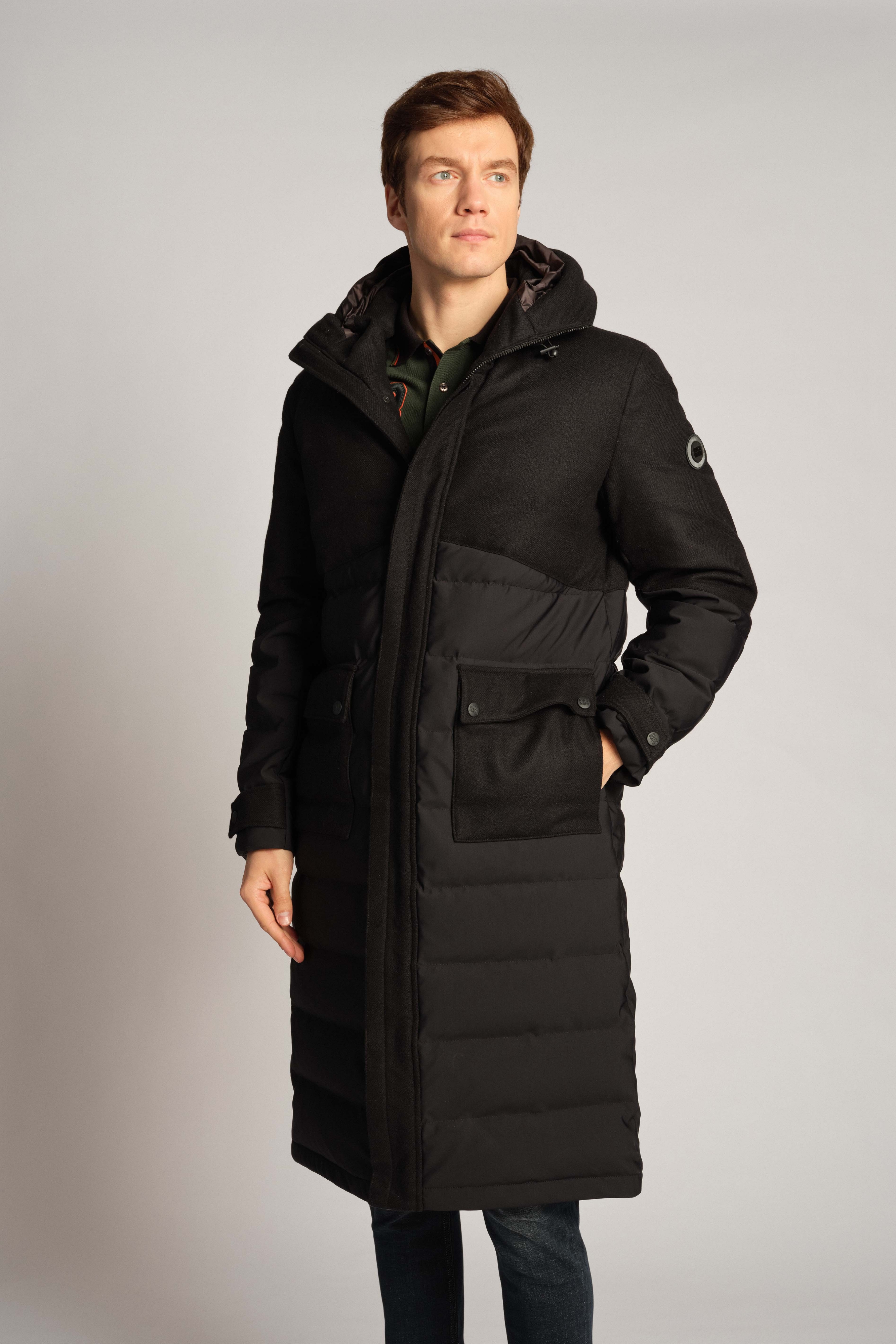 Schwarz Mann Outdoor-jacke