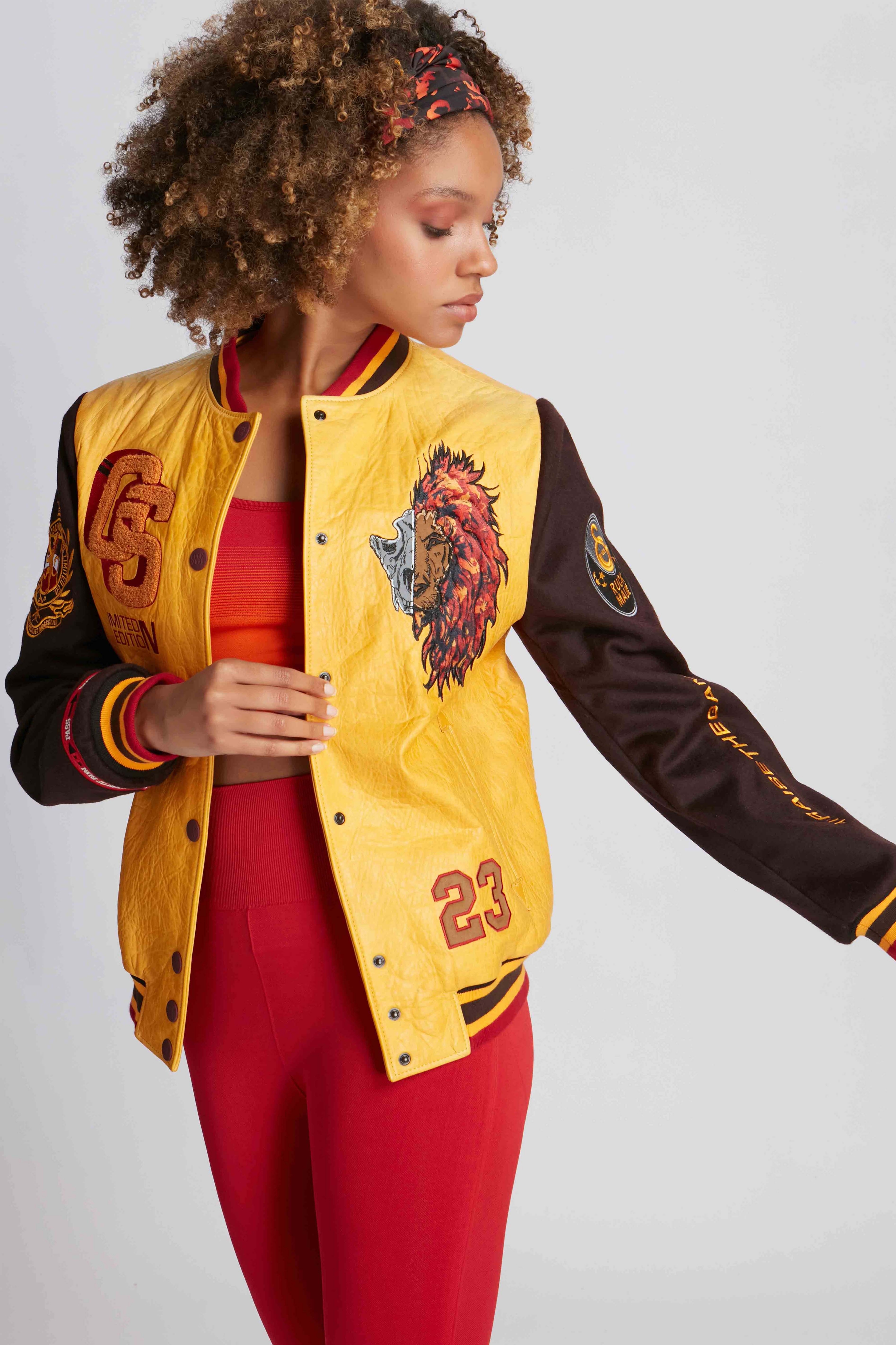 Saffron Men College Jacket 