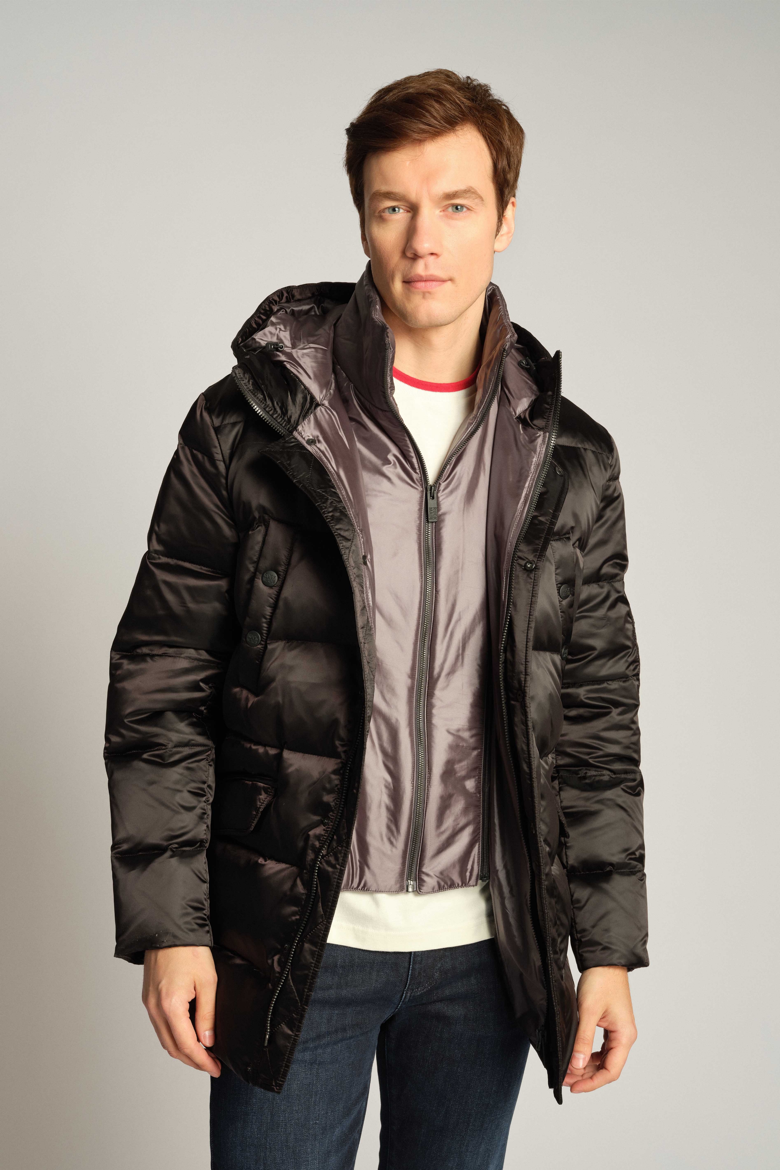 Schwarz Mann Outdoor-jacke