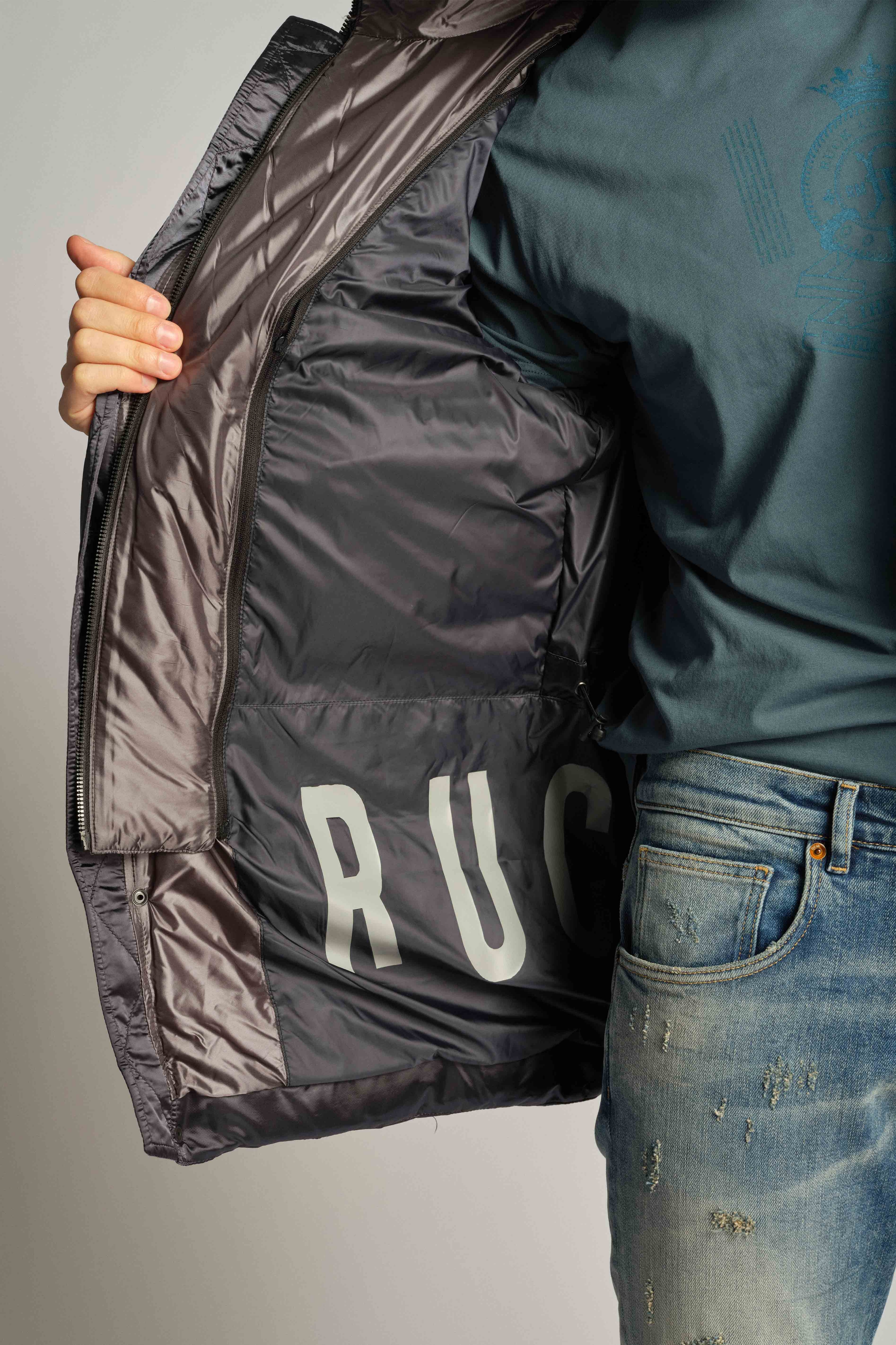 Blu Uomo Giacca Outdoor