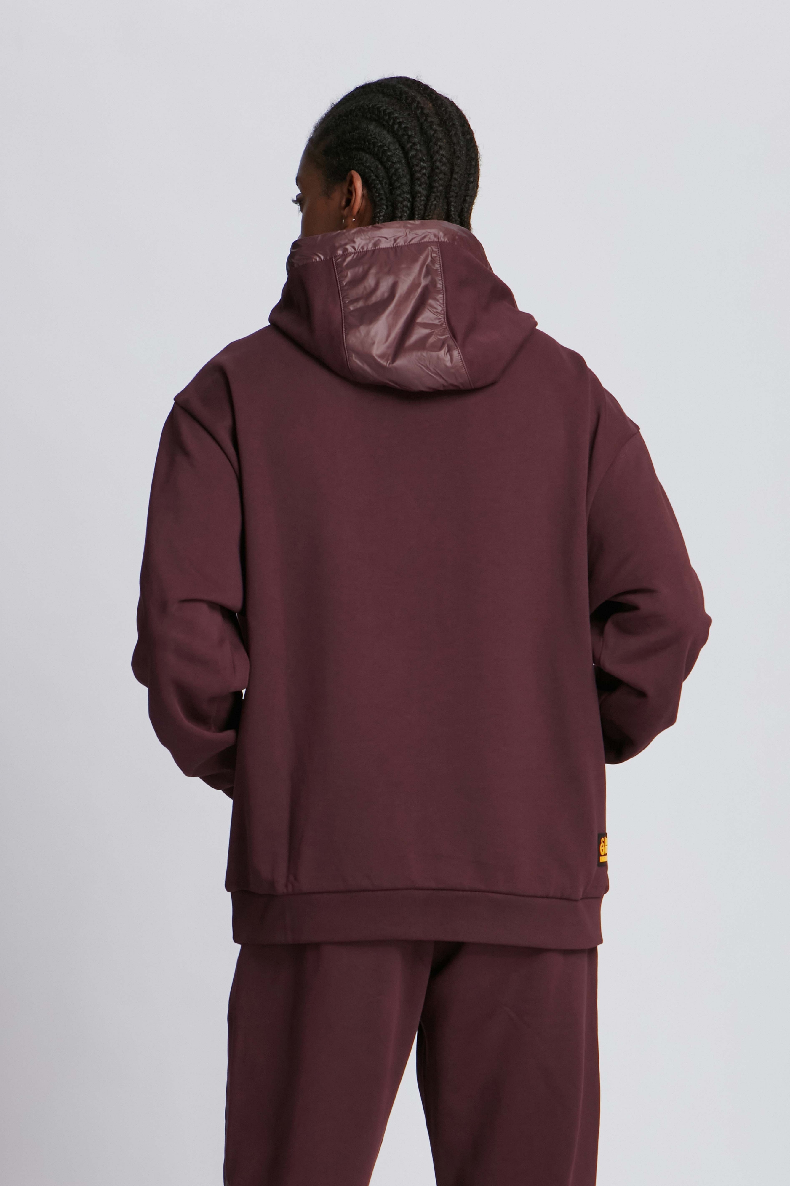 Maroon Men Hoodie 