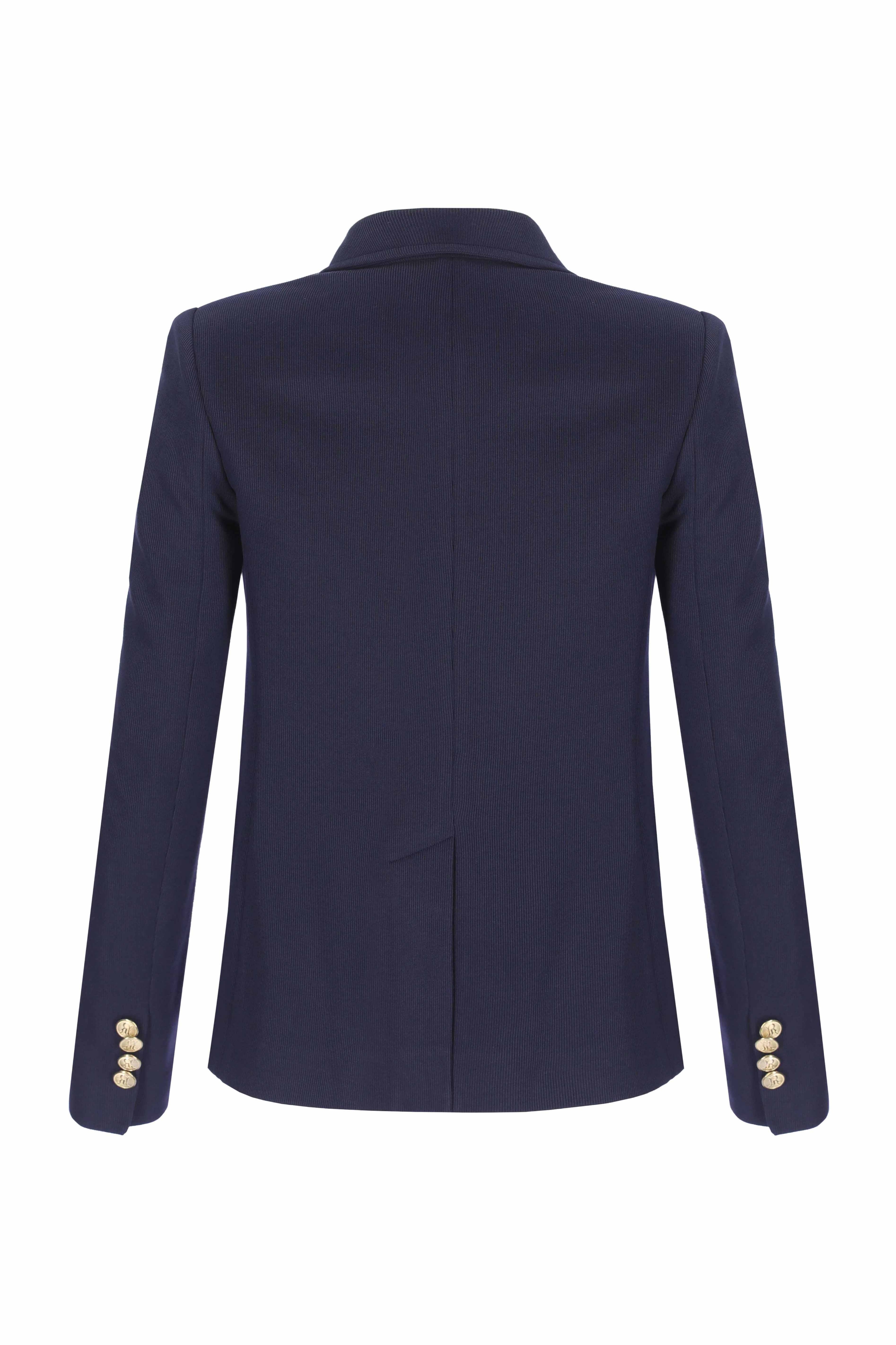 Marineblau Frau Jacke