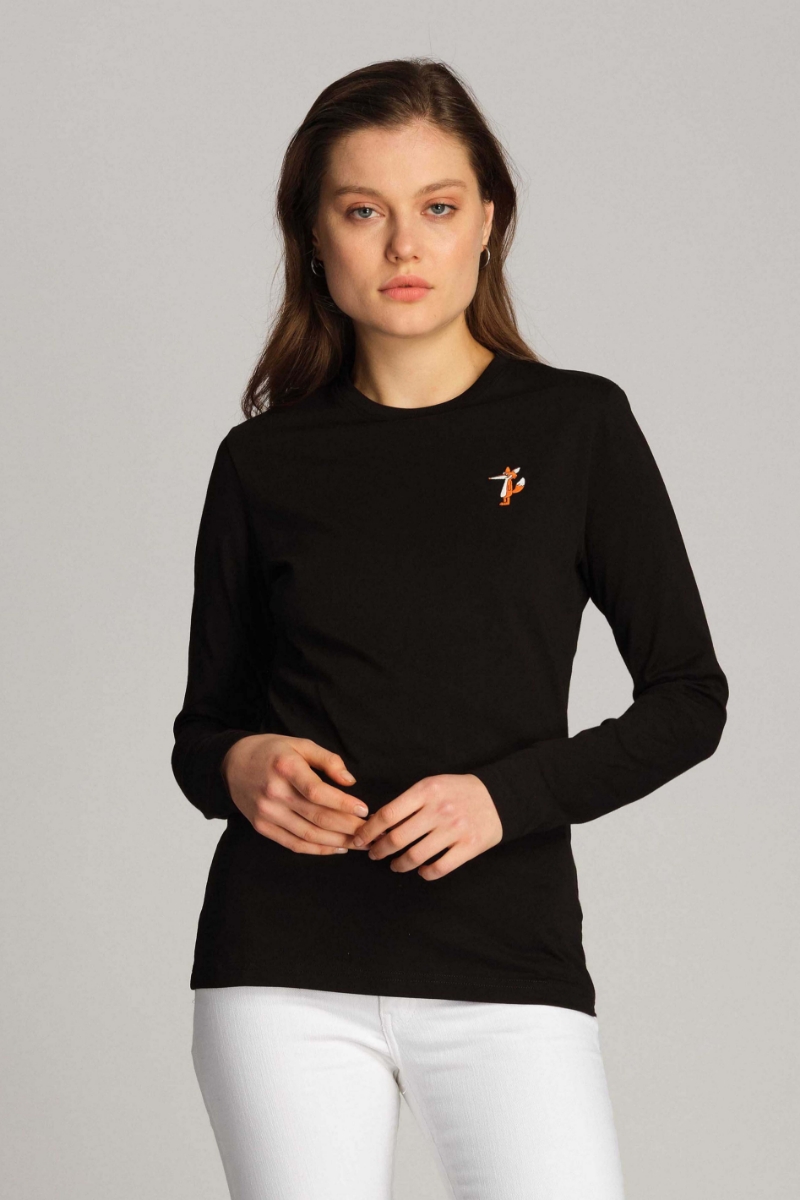 Nero Women Long Sleeve T-shirt 