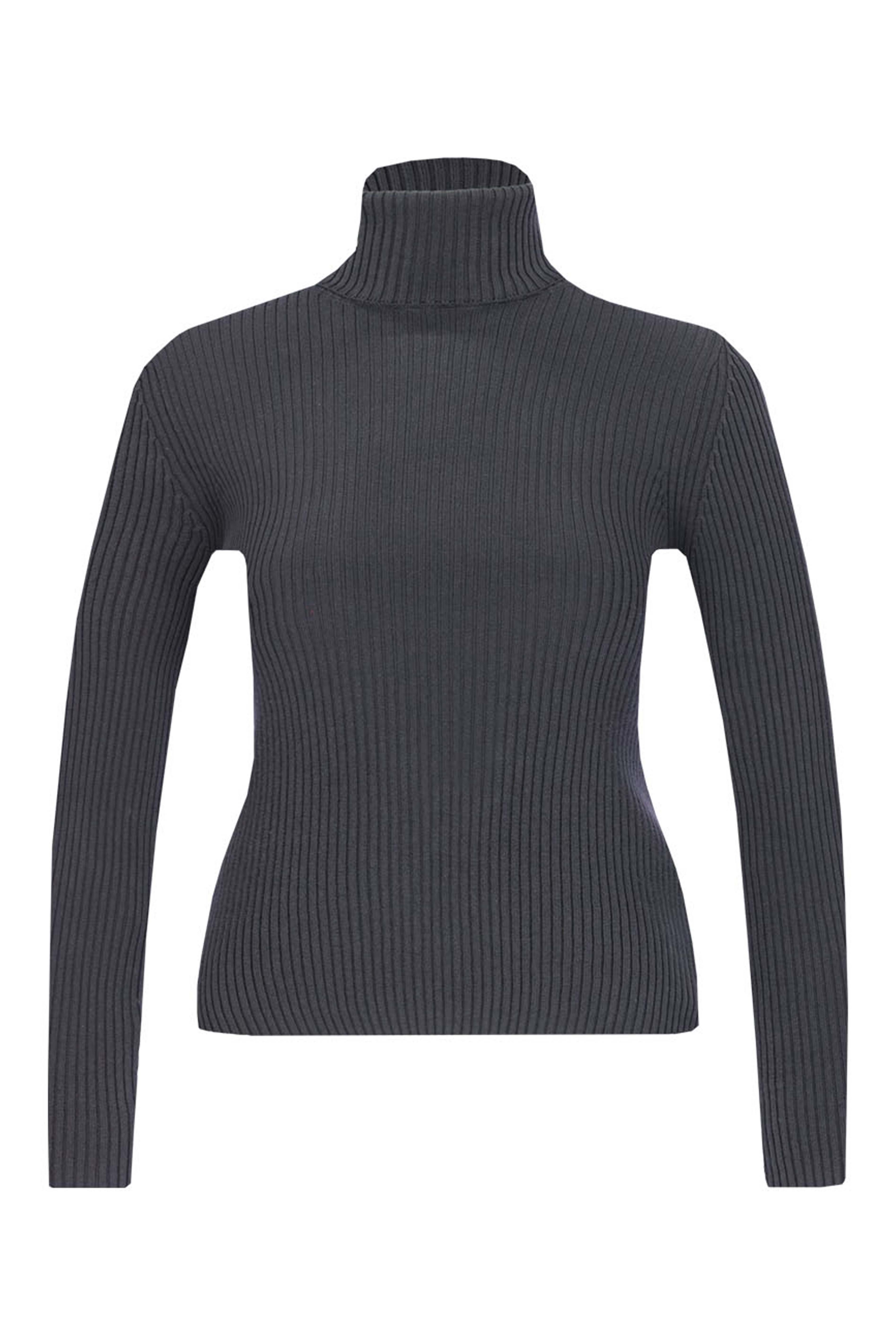 Darkness Women Long Neck Sweater 