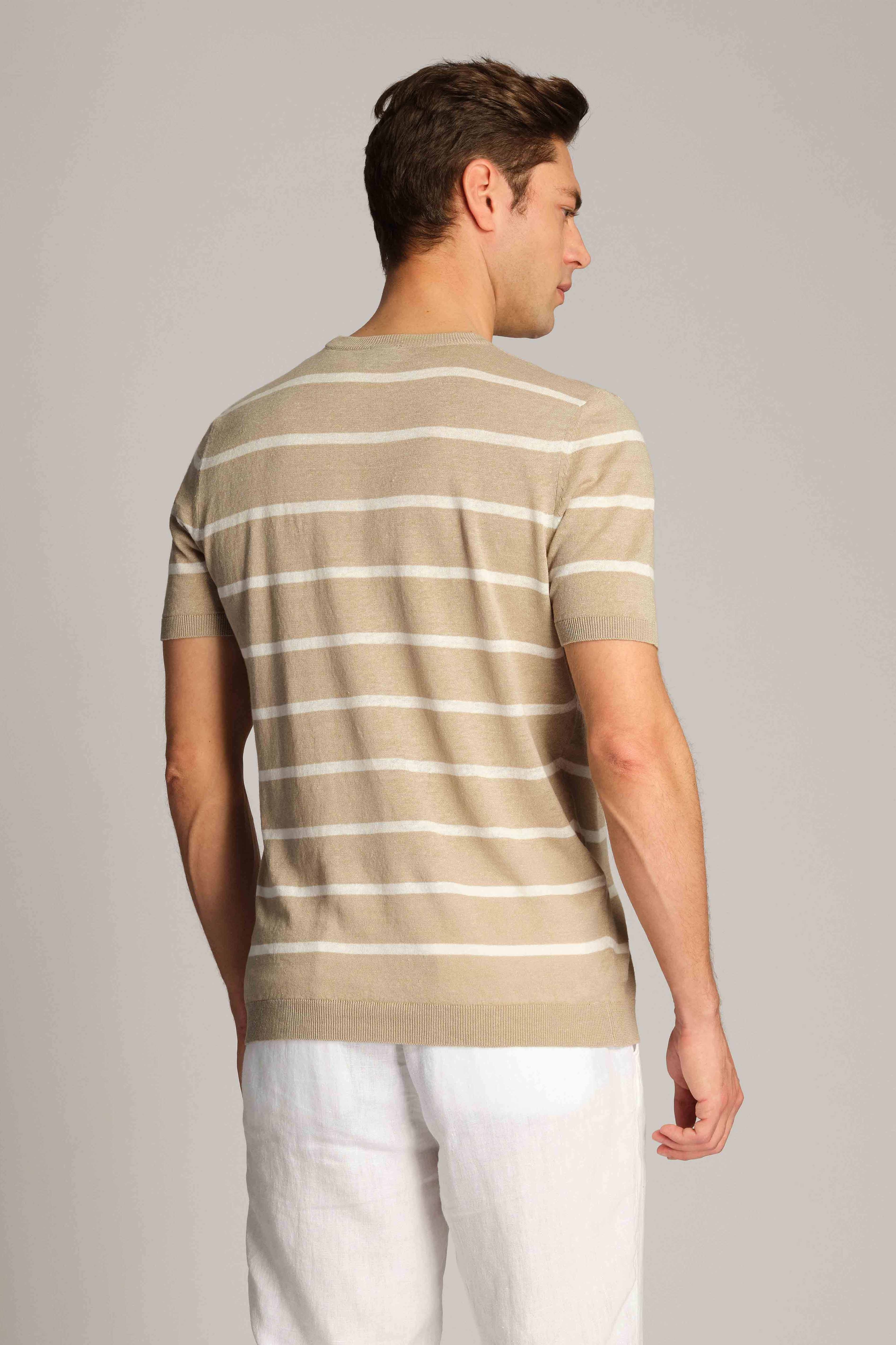 Beige Mann T-shirt