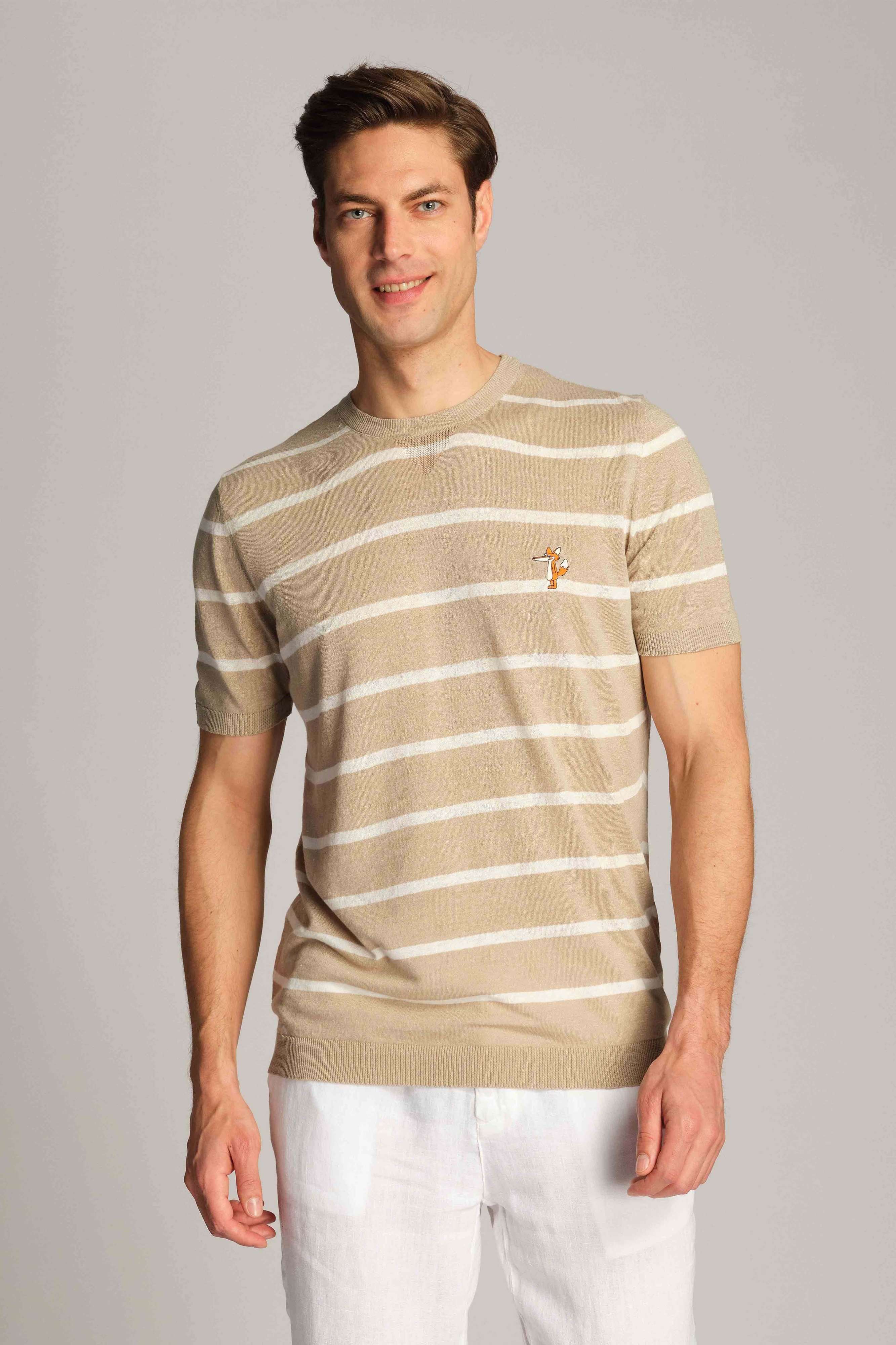 Beige Mann T-shirt