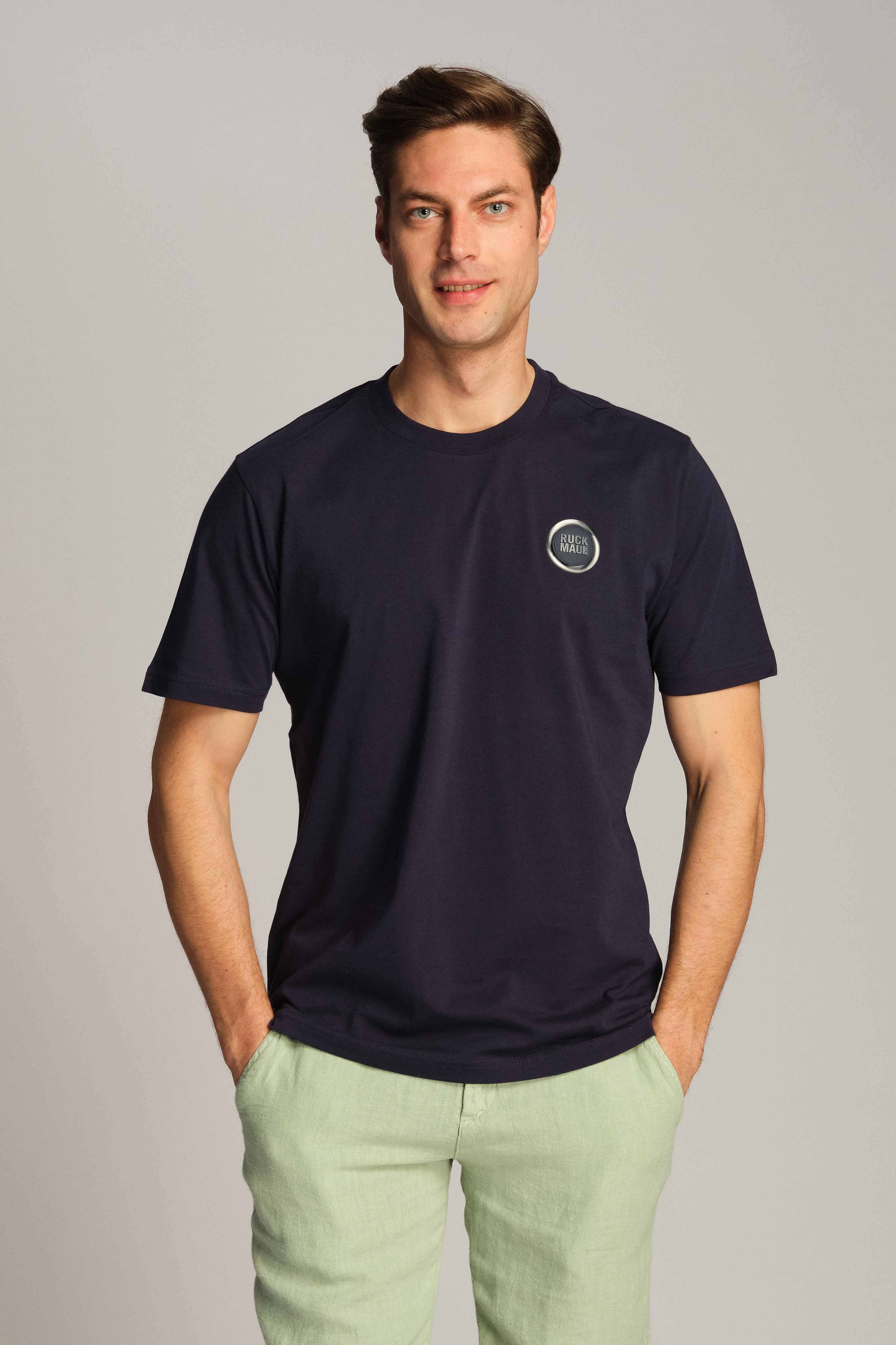 Navy Blue Men T-shirt 